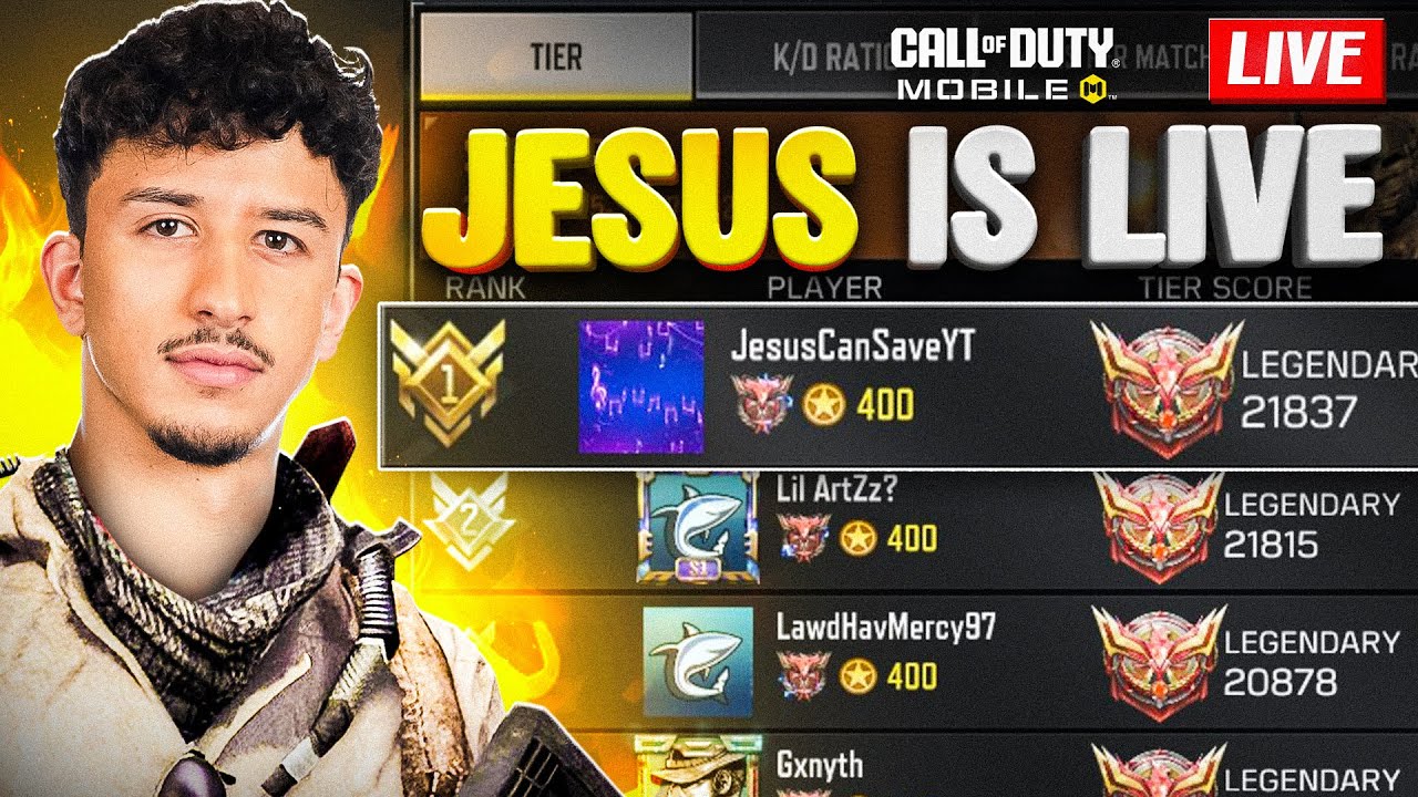 🔴Top 5 In CODM - #1 Leaderboard Grind