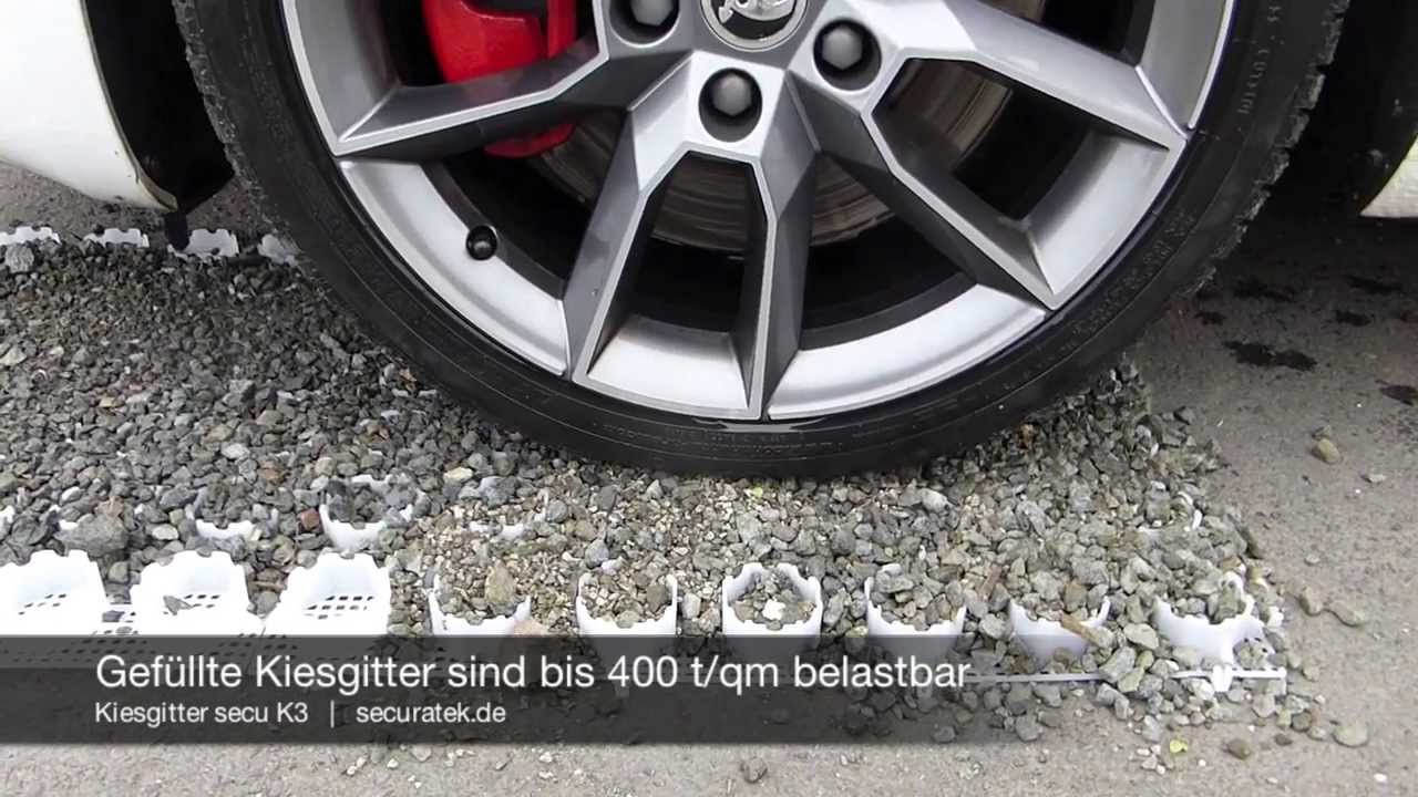 Kiesgitter KG30 - Bodenwabe zur Stabilisierung von Kies, Schotter und Splitt
