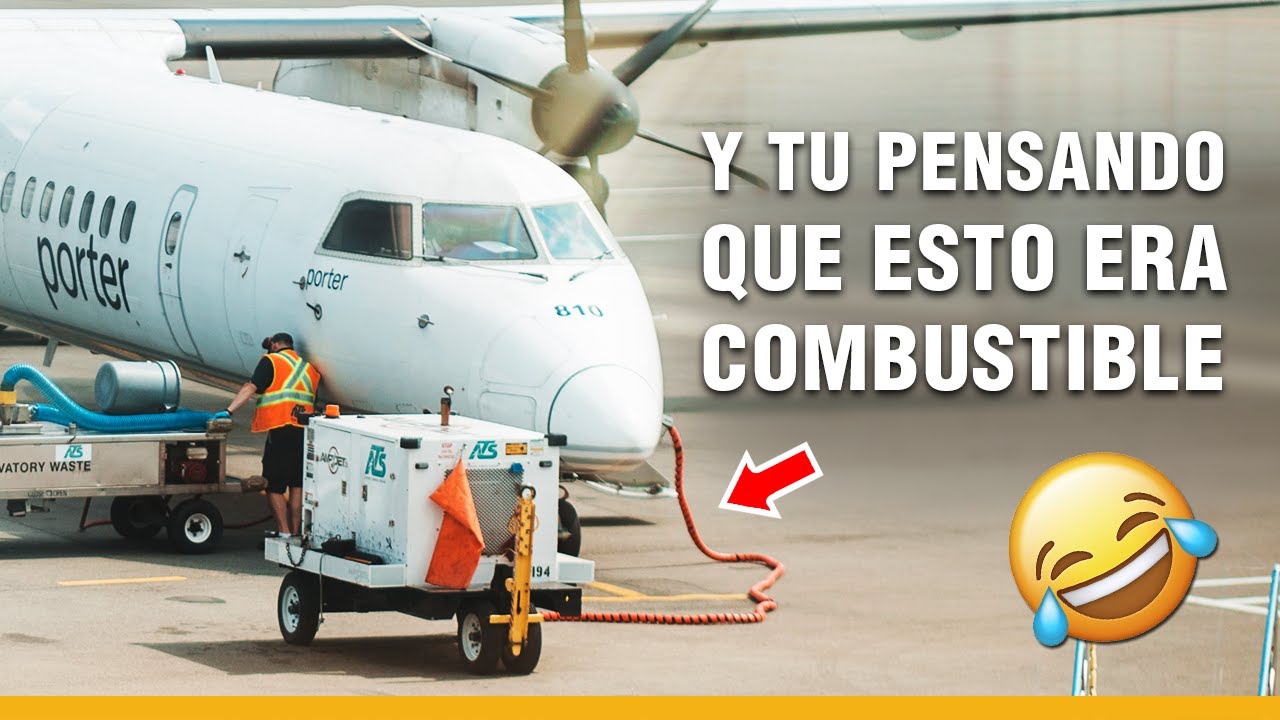 Que es esa cosa rara que le conectan a los aviones antes del despegue | Capitán Aéreo