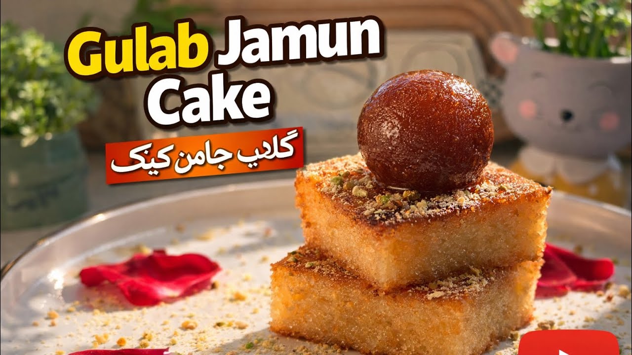 Gulab Jamun Cake