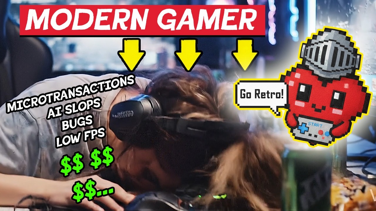 Modern Games Feel Like Work. Retro Games Feel Like Home.