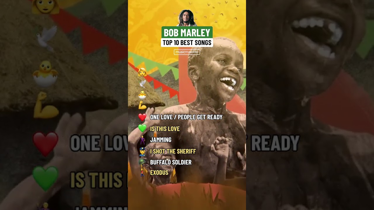 Bob Marley Top 10 Best Songs #tiktokmusic #trendingsongs #musicchart #top10 #week24 #2023hits #spoti