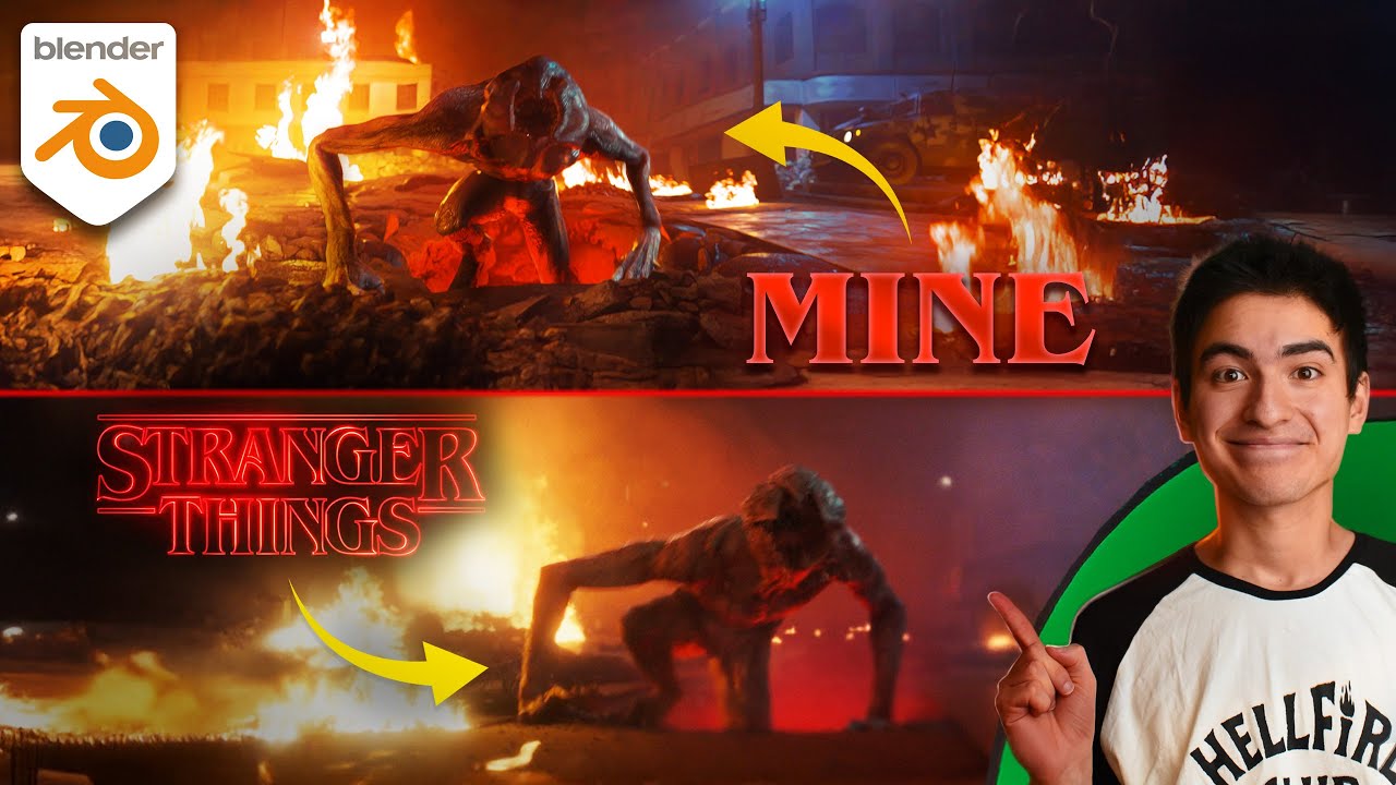 STRANGER THINGS 5 Took 3 Years… I Recreated It In 3 Days Using VFX (Blender)