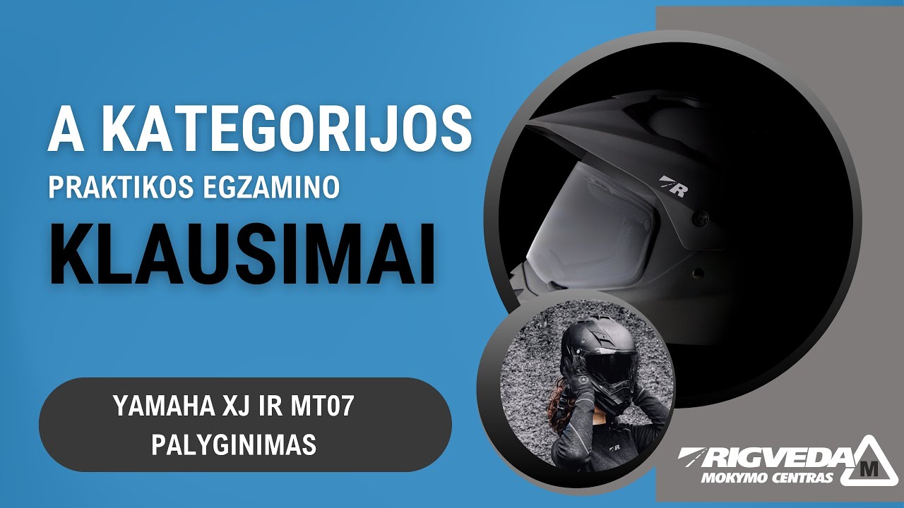 A kategorijos klausimai prieš praktikos egzaminą VĮ 