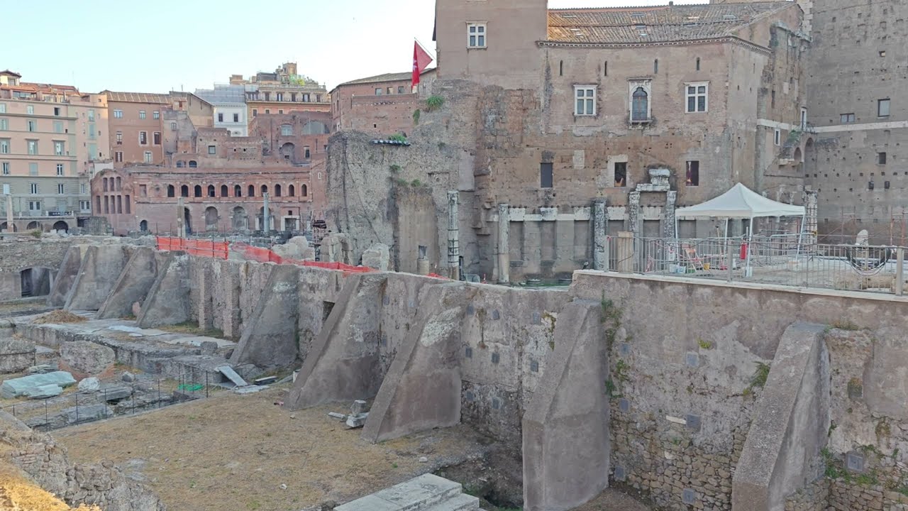 Largo Corrado Ricci/ Foro di Nerva/ Foro di Augusto/ Foro di Traiano/ Mura Serviane 06/07/2025 #fori