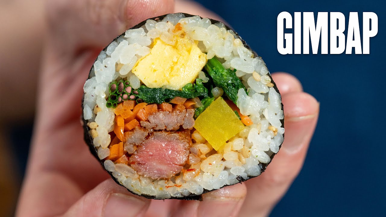 Le plat coréen qui détrône le maki 🇰🇷(gimbap)