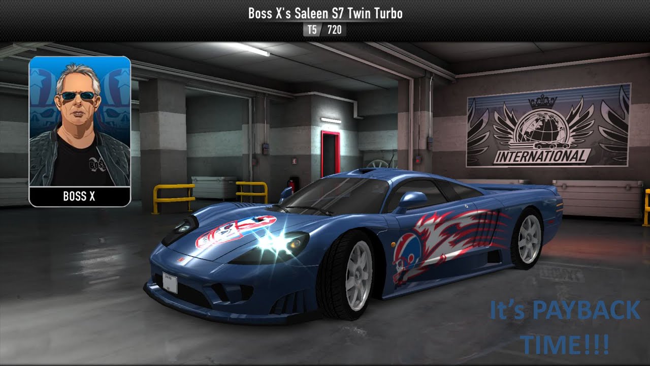 CSR Racing Boss X’s Saleen S7 Twin Turbo (Mech Only)