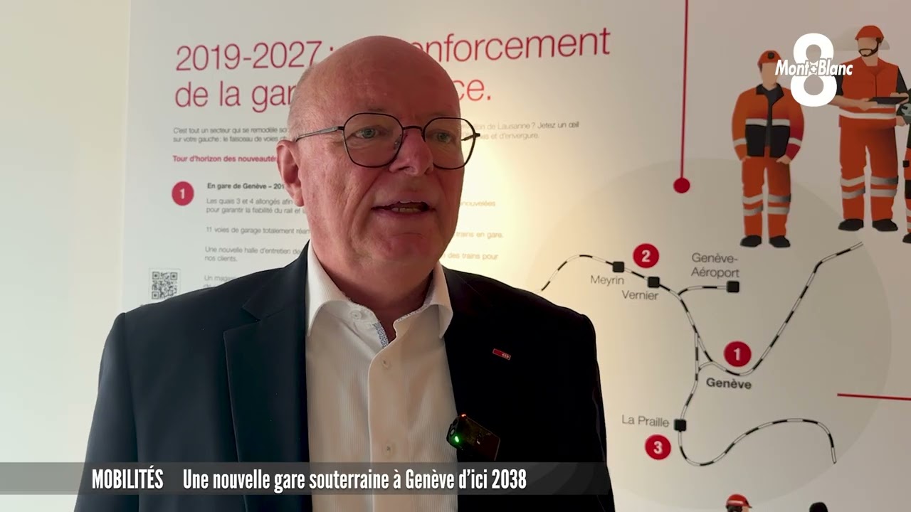 Une nouvelle gare souterraine à Genève d'ici 2038
