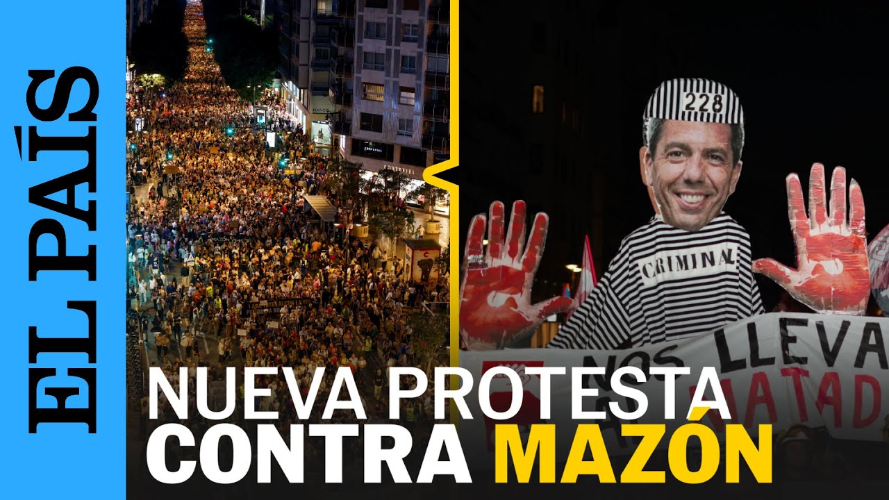 MANIFESTACIÓN VALENCIA | Más de 50.000 personas piden la dimisión de Mazón por la gestión de la dana