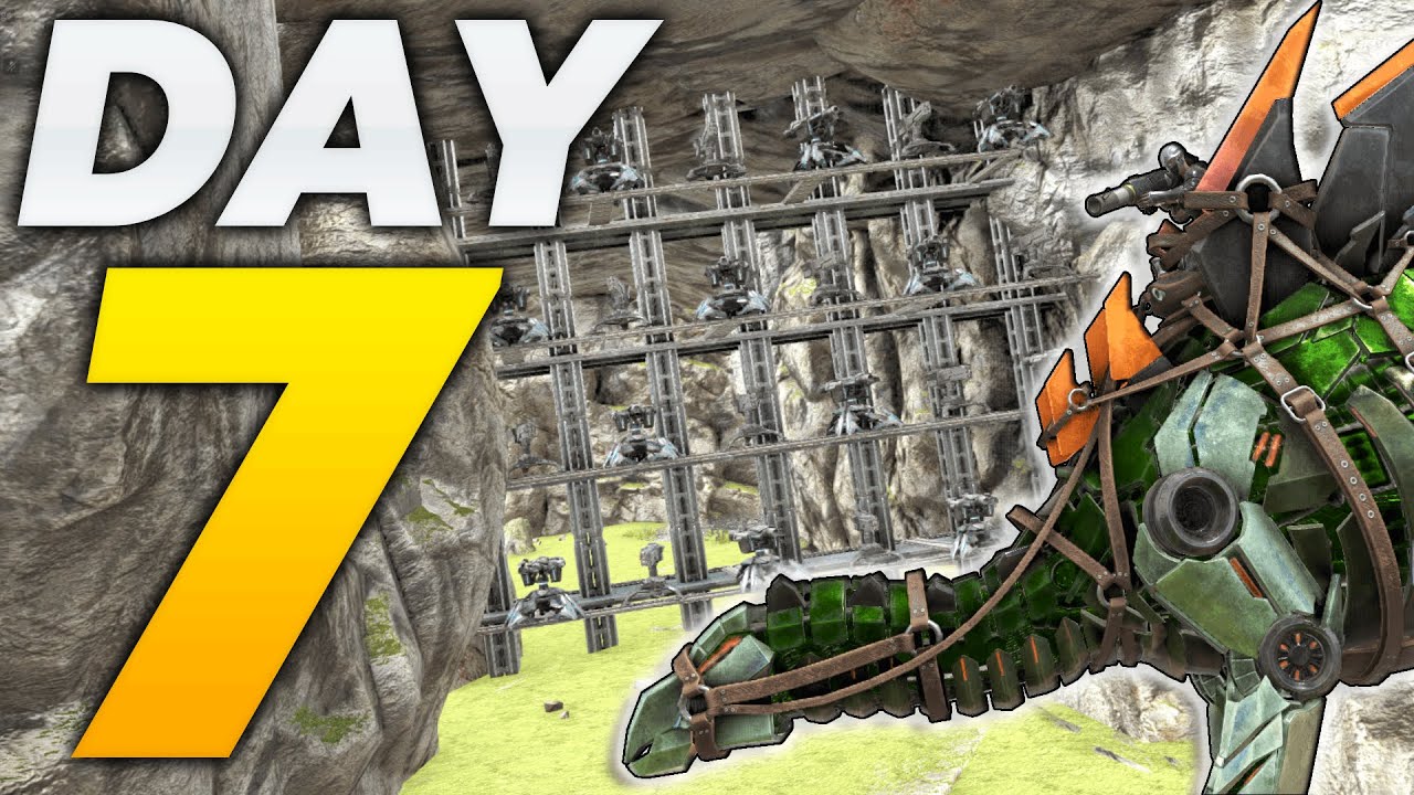 ONLINE RAIDING A Modded Highlands Cave SOLO - ARK