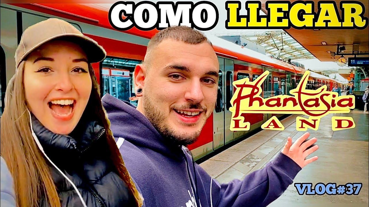 Como llegar a PHANTASIALAND en TRANSPORTE PÚBLICO🚇 | +HOTEL🏨 #vlog37