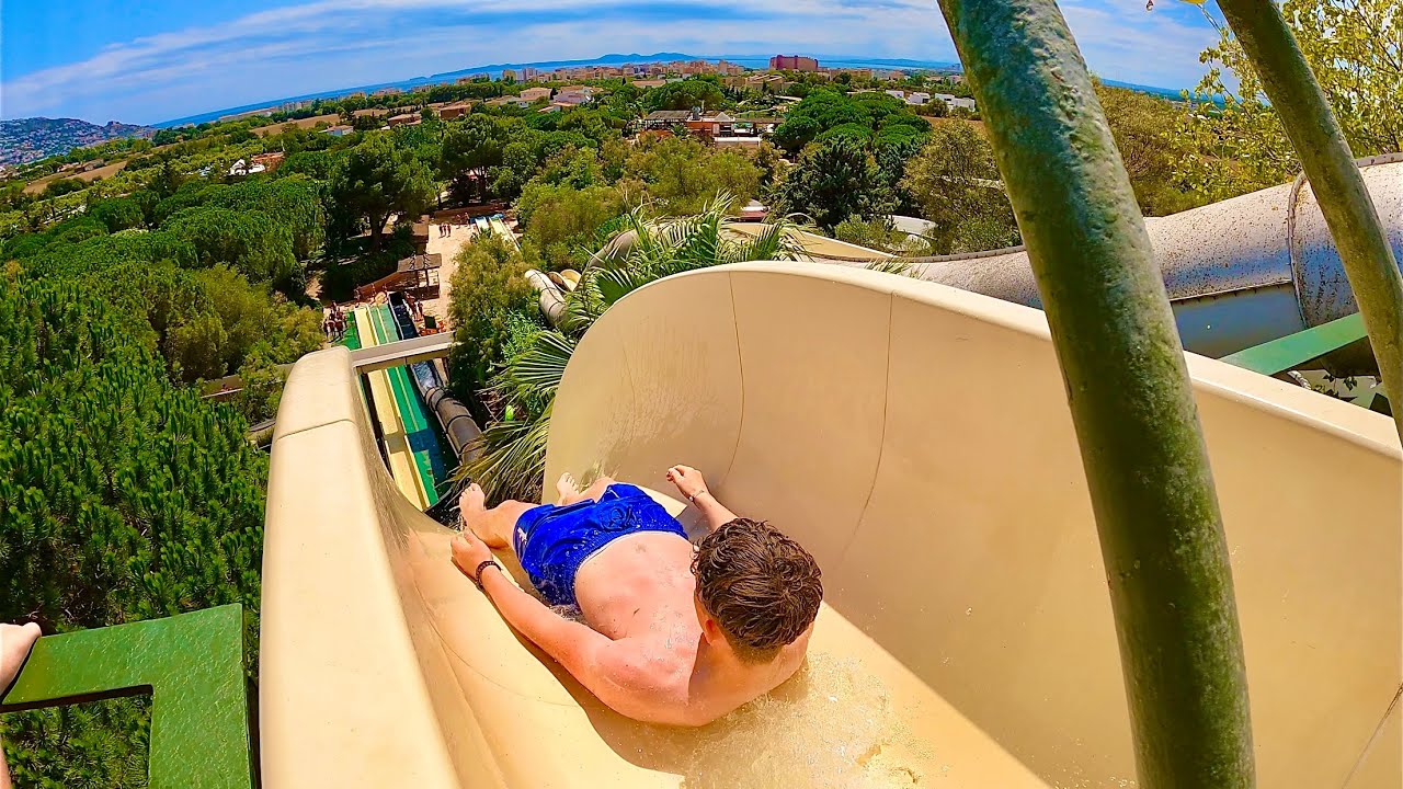 Kamikaze Water Slide at Aqua Brava Roses