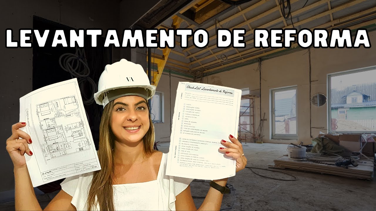Como fazer levantamento de projeto de reforma