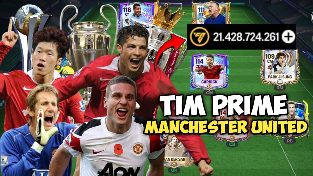 Aku Bikin Full Tim Prime Manchester United 2008 Pertama Kali!! Lawan Kena Bantai!! - FCM Indonesia