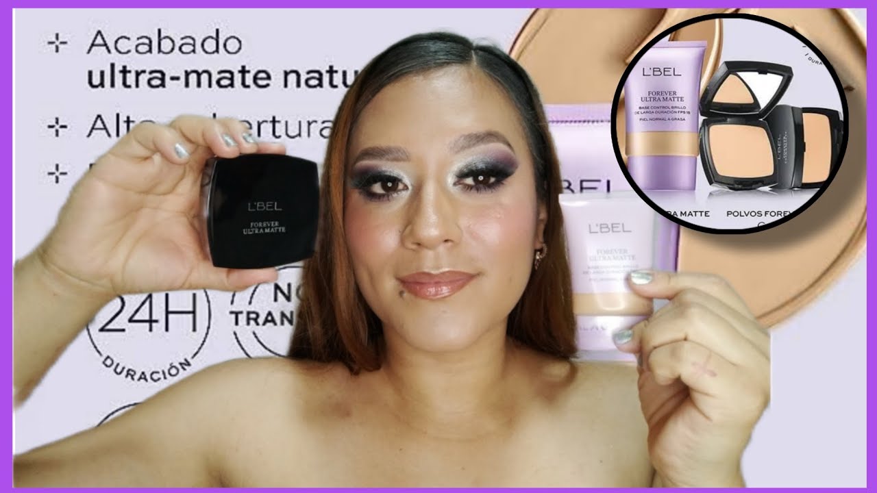 Probando base y polvos FOREVER ULTRA MATE de L'BEL 💜| ¡Estos productos están WOW! 🥰🔥