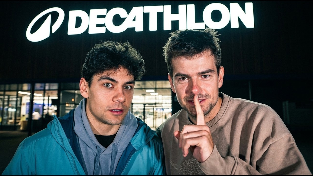 SPĘDZILIŚMY NOC W DECATHLONIE