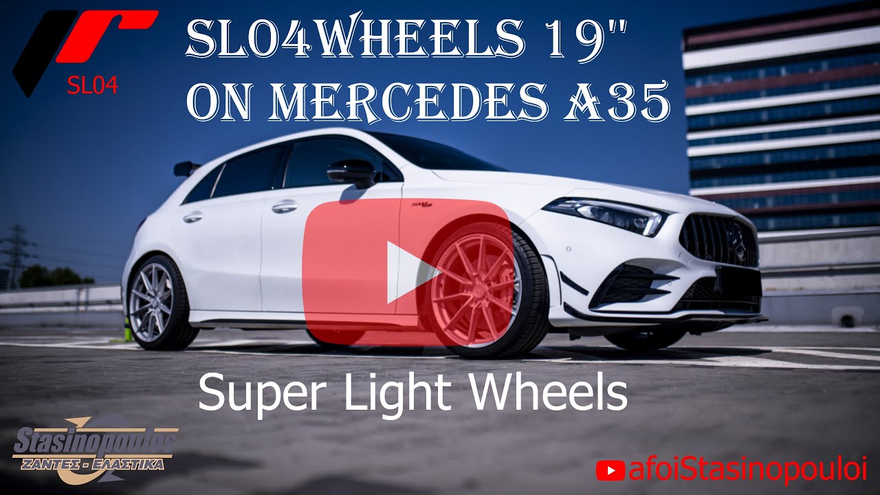 SL04 WHEELS 19'' ON MERCEDES A35