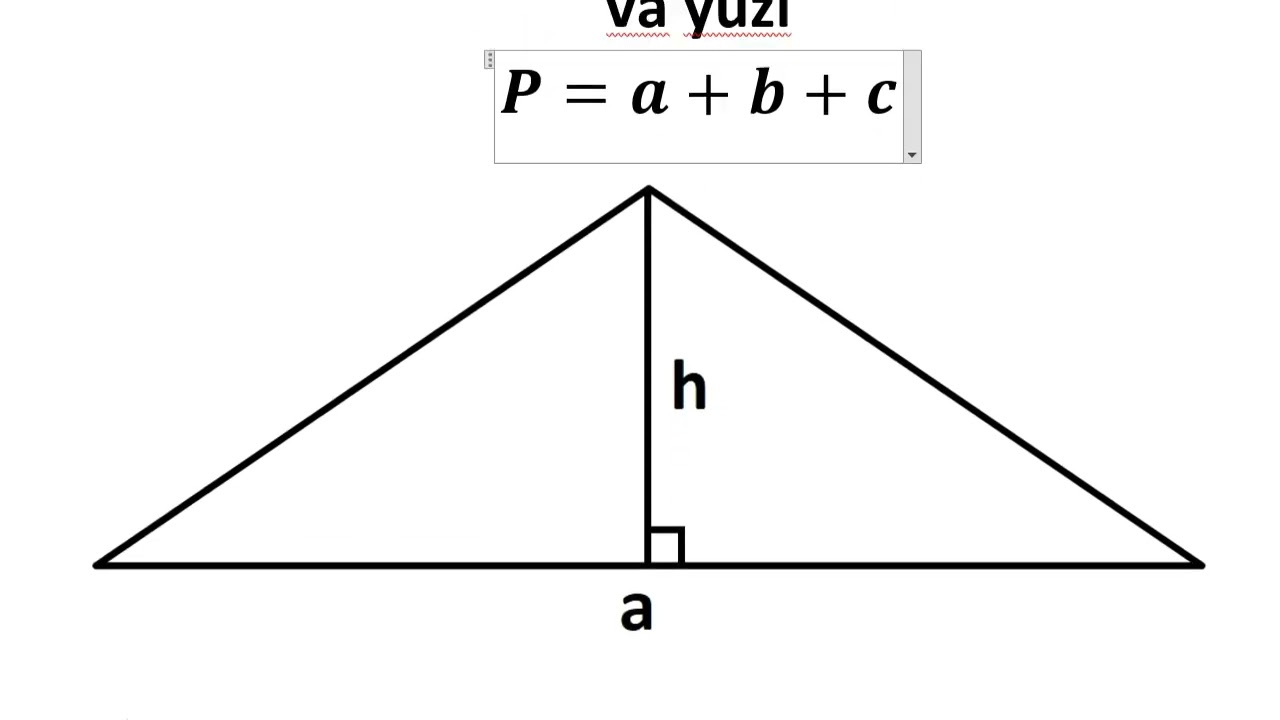 52 - mavzu: Uchburchak turlari, perimetri va yuzi