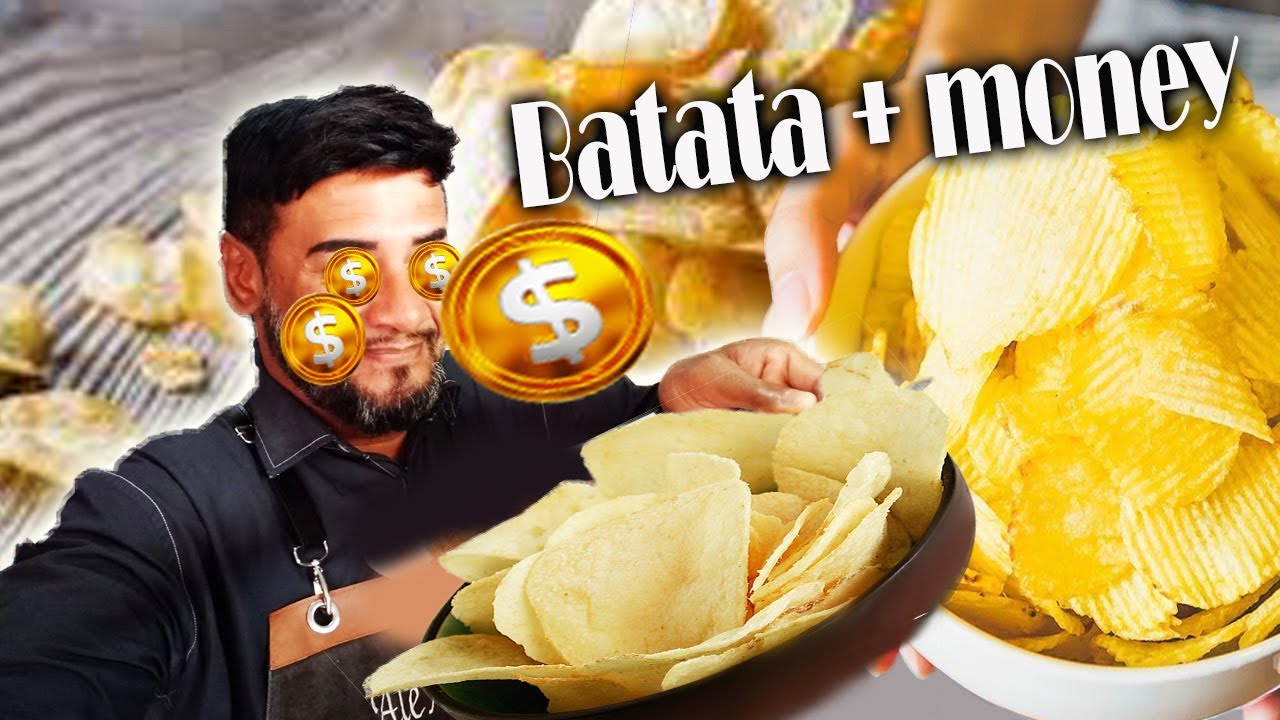 O Segredo da Batata 🥔 Chips Caseira 🏠 potato chipsdelicious. faça e venda 💰☕💸💰 #123