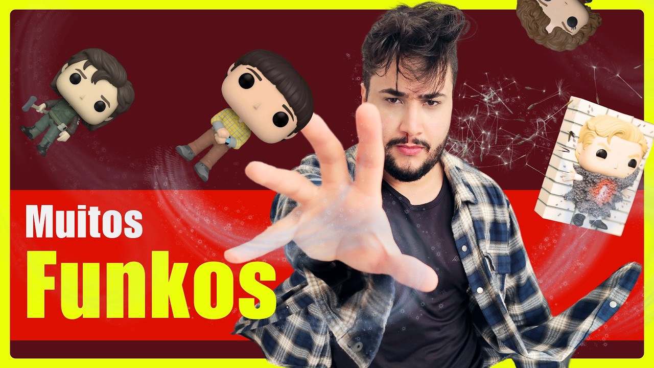 Stranger Things | Mostrando minha coleção de Funkos, criei vários cenários
