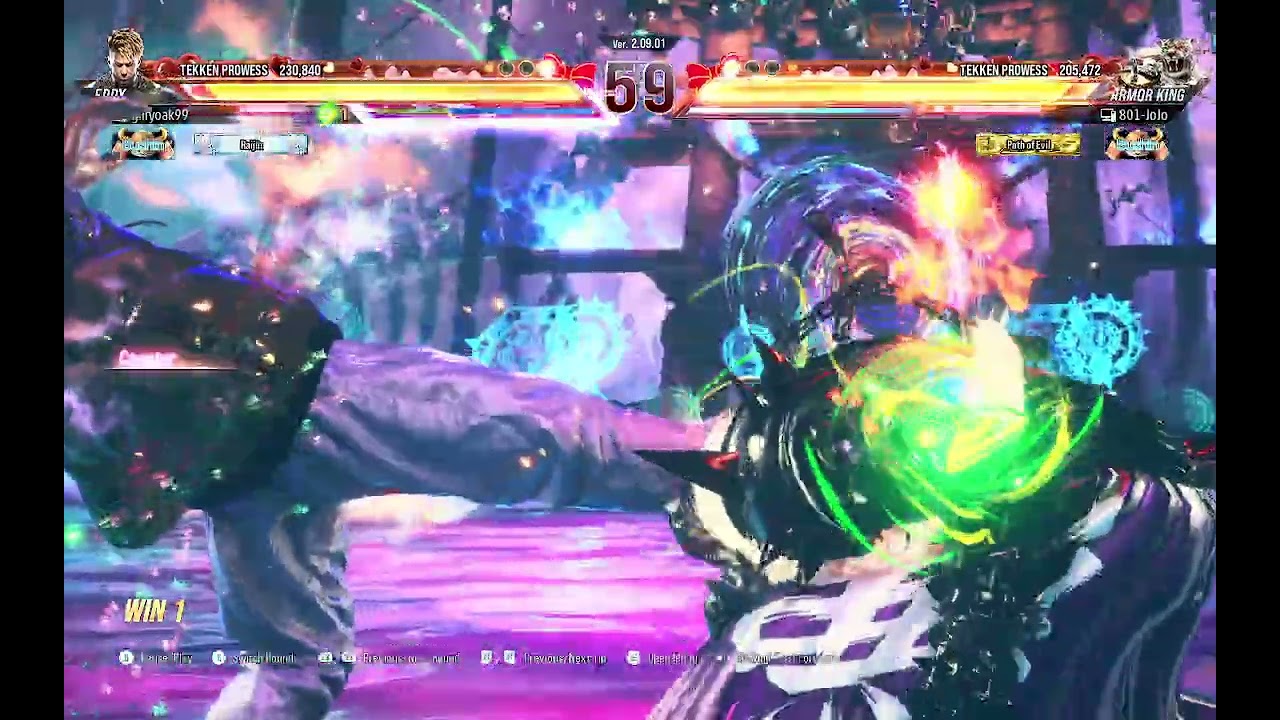 My Bushin Eddy vs a Bushin Armor King (801-JoJo)