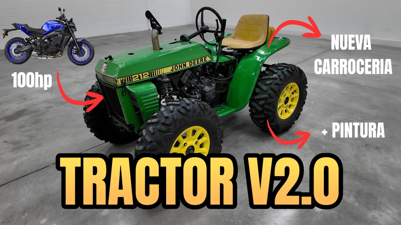 Tractorcito V2.0: Fenders de Tubo Hechos a Mano + Nuevo Look Brutal!