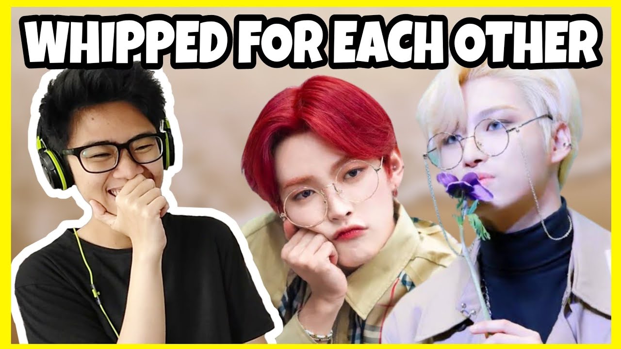 Hongjoong and Seonghwa being whipped for each other reaction