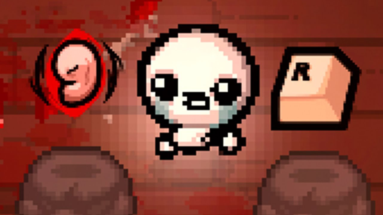 Me salió una R y el juego acabó con 3 fps [The Binding os Isaac]