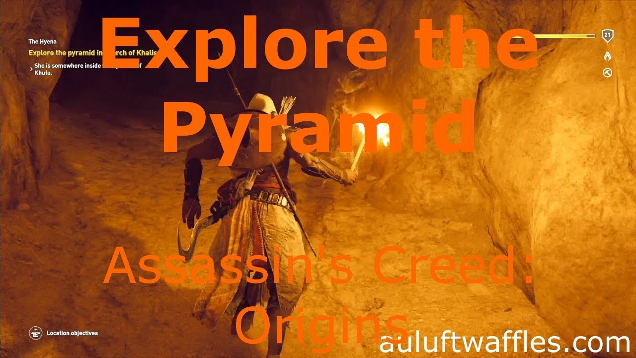 Explore the Pyramid in search of Khaliset The Hyena Assassin's Creed: Origins