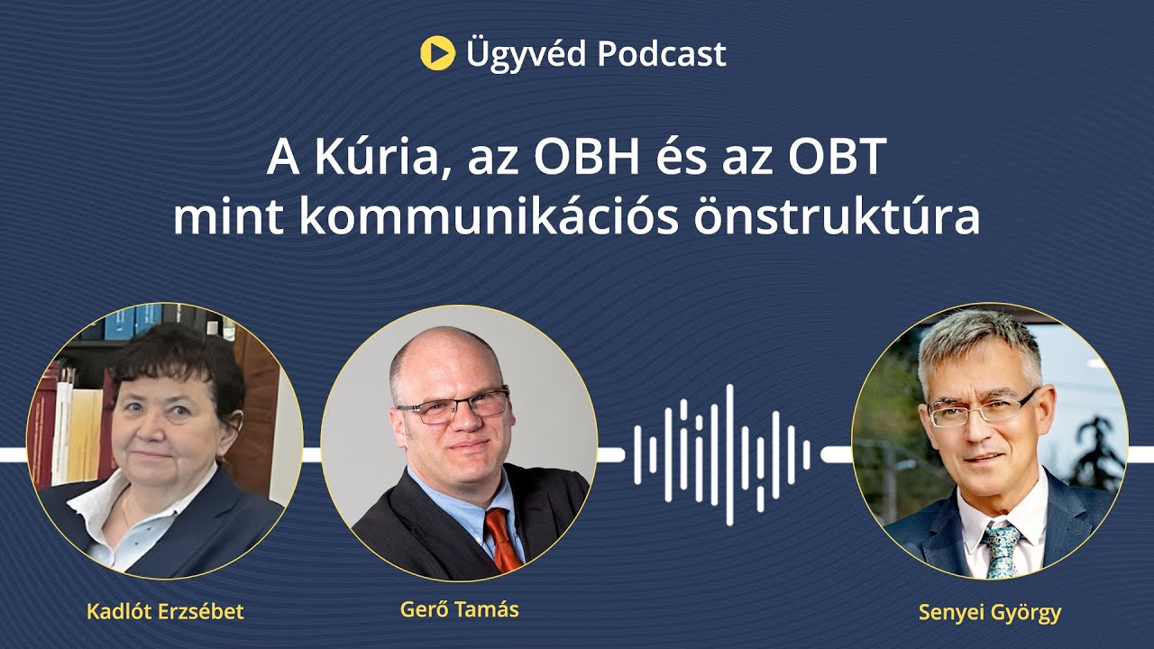 140. A Kúria, az OBH és az OBT mint kommunikációs önstruktúra