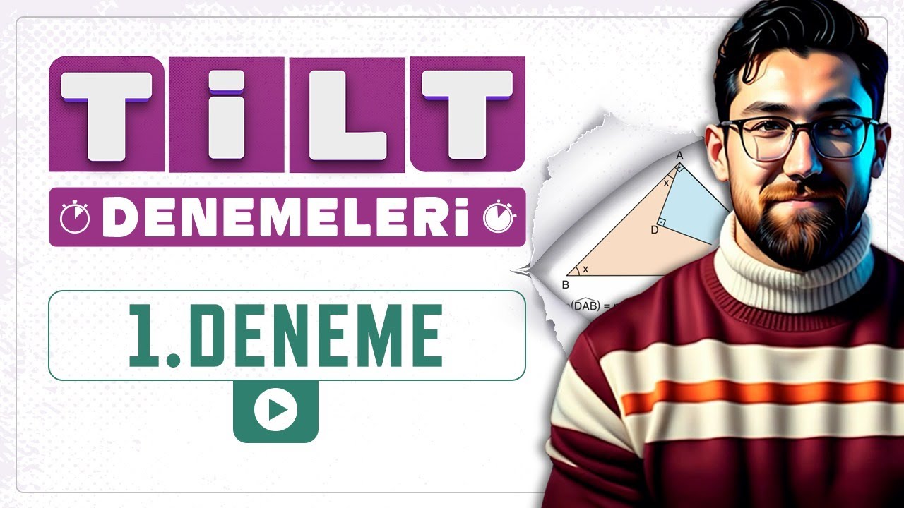 1.Deneme Çözümleri | Limit-Türev-İntegral-Trigonometri Deneme Kampı | T.İ.L.T Denemeleri #tilt