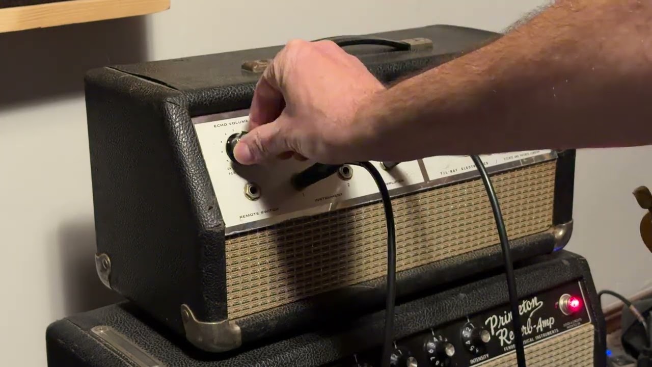 Vintage Fender Echo-Reverb Version 1 Tel Ray For Sale
