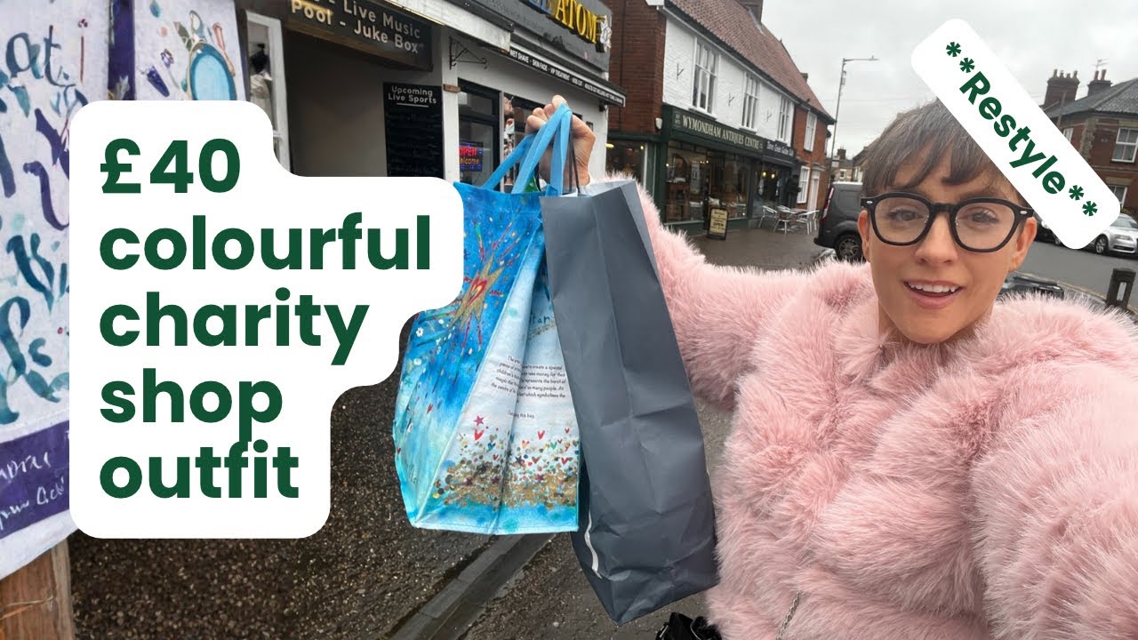 £40 charity shop colour capsule wardrobe challenge: Maz