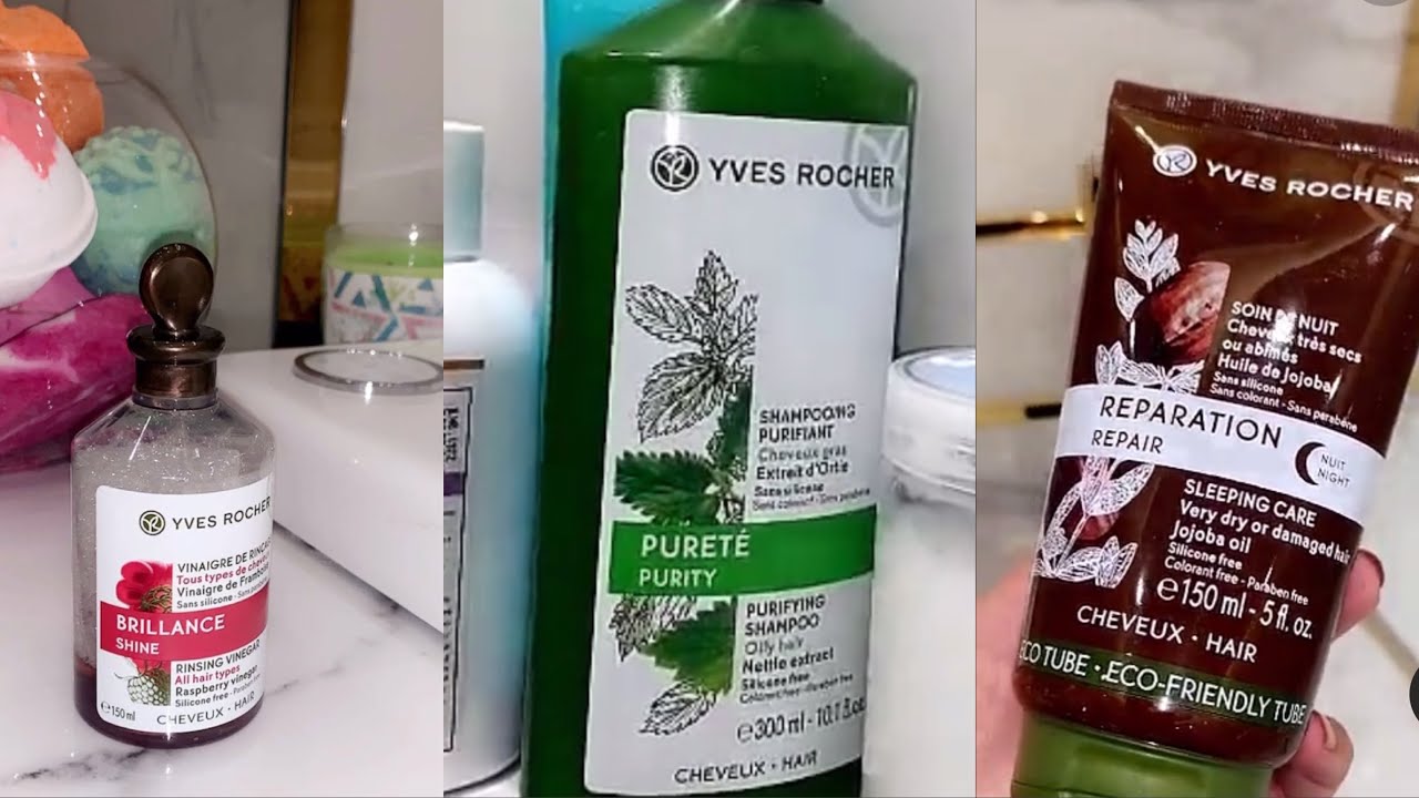 منتجات ايف روشيه المفضلة لوعد التركي ( خل التوت، ماسك الليلي للشعر ، شامبو الشعر ، عطر يومي)