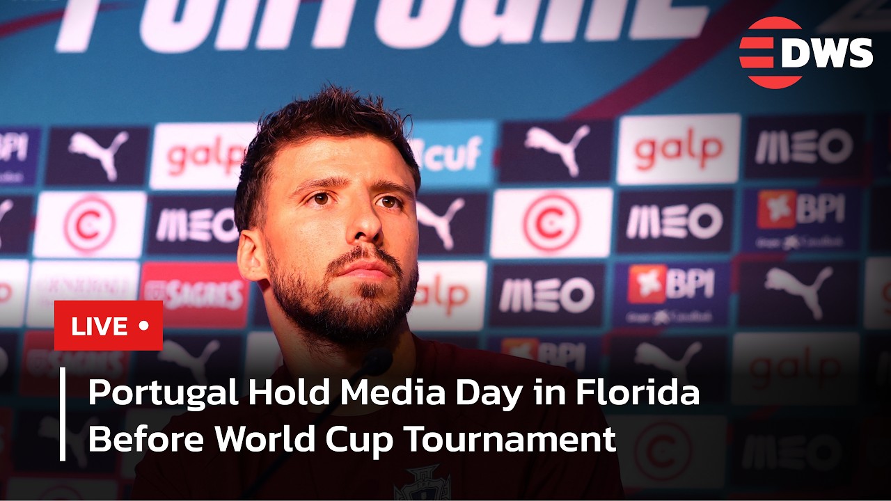 LIVE: Portugal Team Press Conference at Florida Base Ahead of World Cup Kickoff | DWS News | AD14