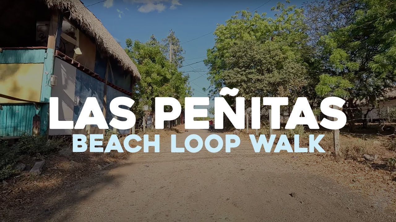 Las Penitas Beach Loop Walking Tour Nicaragua 🇳🇮