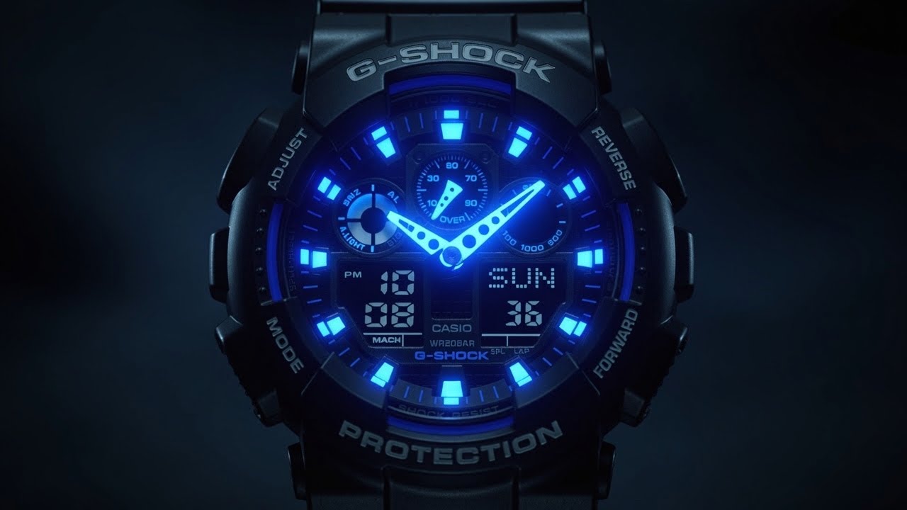 DIY G-Shock GA100 Super-LumiNova Mod Using Watchlume | Epic All-Night Glow Transformation