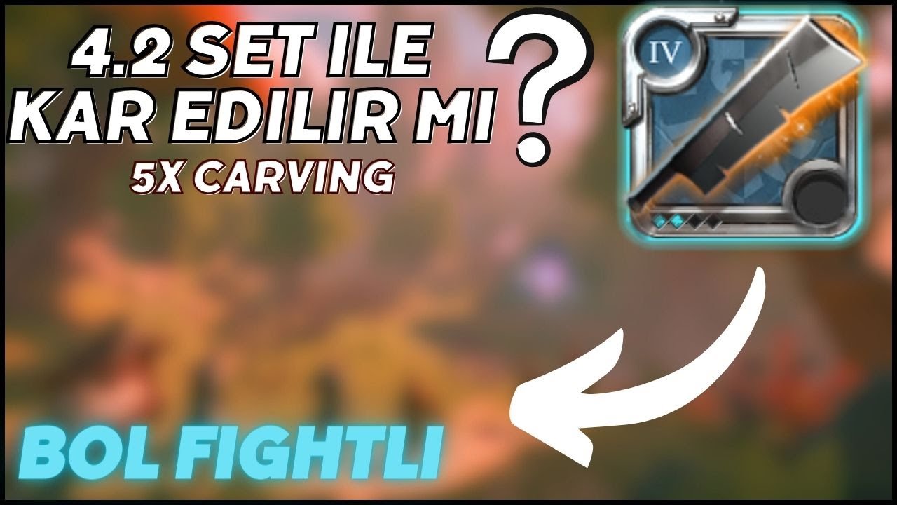 5x 4.2 Set ile Para Kasmayı Denedik - Carving Mist - Albion Online Türkçe