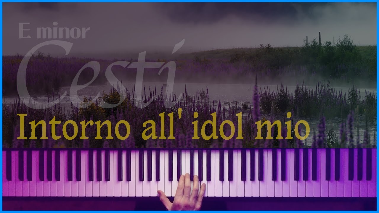 (Emin) Intorno all' idol mio - M.A.Cesti (accompaniment) | 반주는 피아노튼