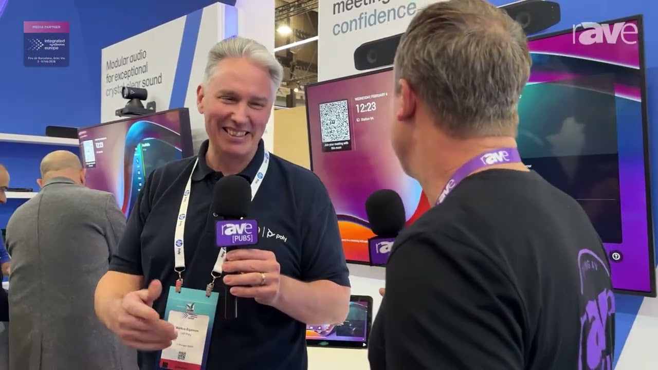 ISE 2026: Gary Gets an HP Poly Booth Tour — Its ProAV Control Platform Could be a Game Changer