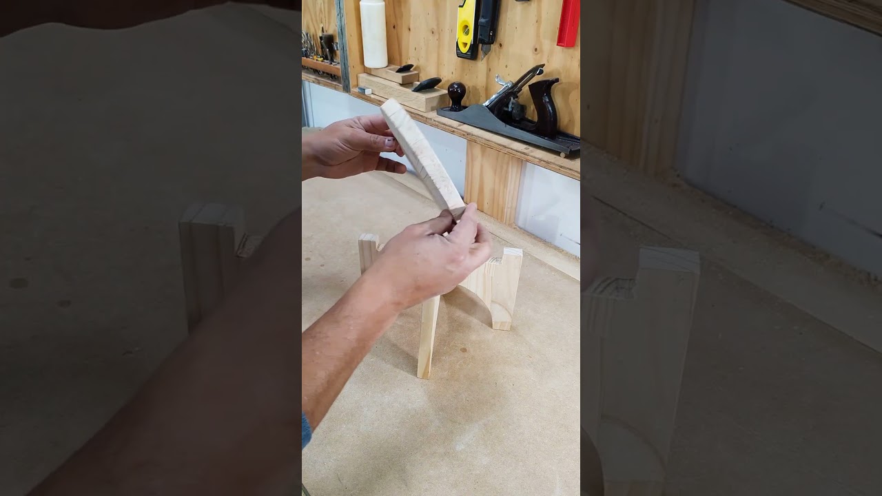 GENIAL DE UNA PIEZA solo #ENSAMBLES. Sin clavos ni tornillos #idea #woodworking  #carpinteria #diy