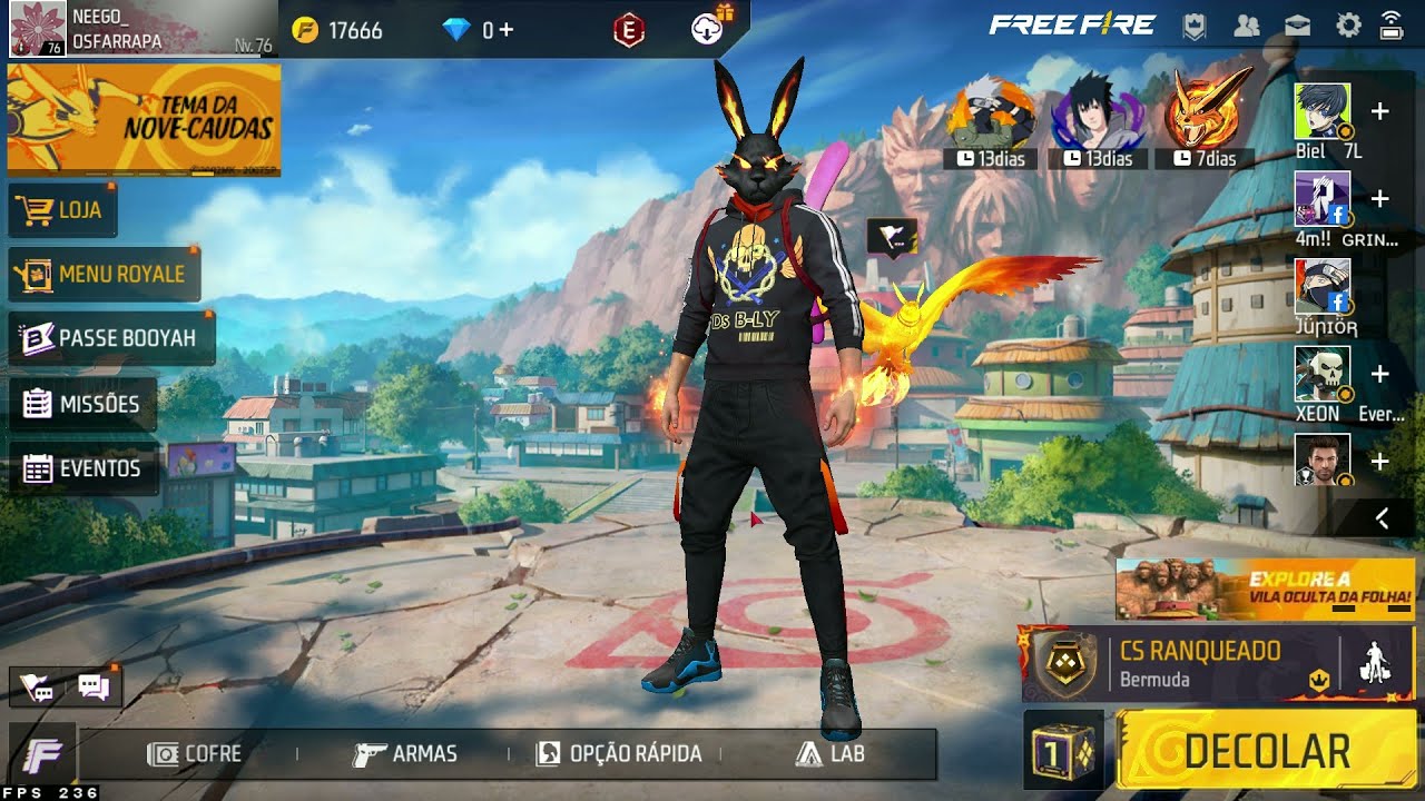 🟣 FREE FIRE AO VIVO 🟣 4v4 APOSTADO ONLINE!