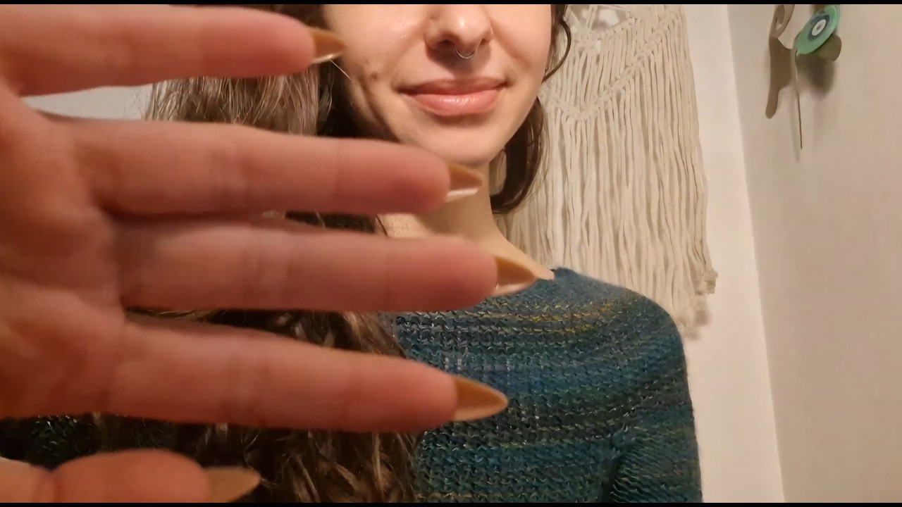 asmr lofi camera tapping and hand movements