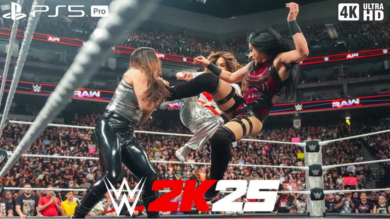 Women’s World Title Match! Stephanie Vaquer & Nikki Bella vs Raquel Rodriguez | WWE 2K25