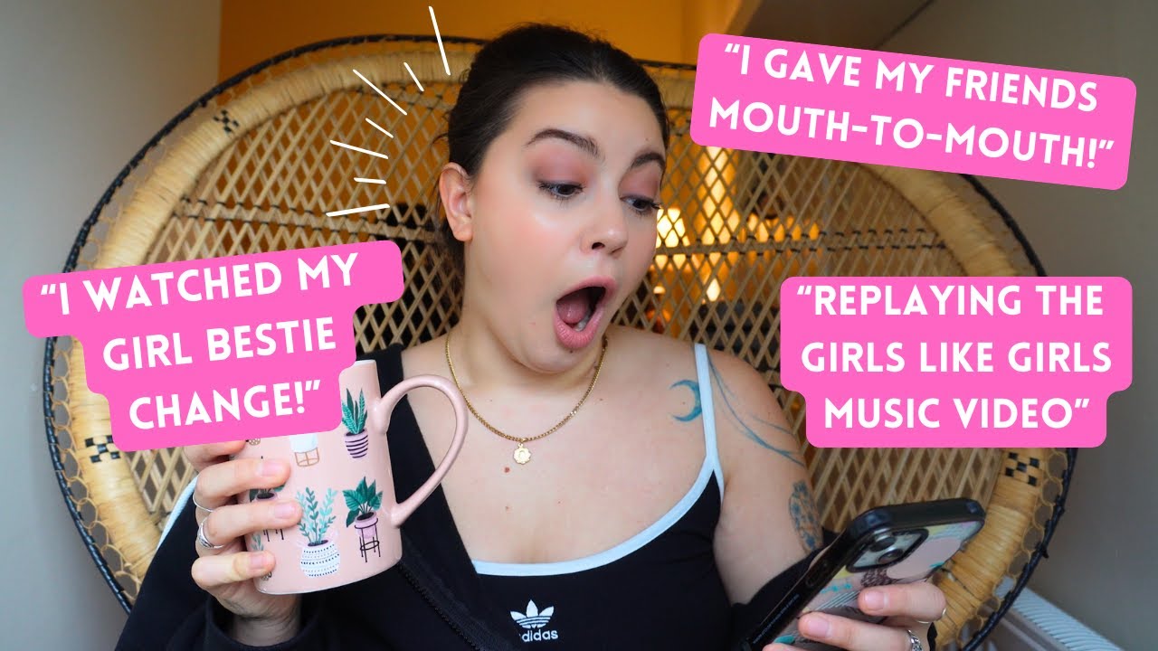 Reacting to your *cheeky* childhood queer signs !!! 🙈