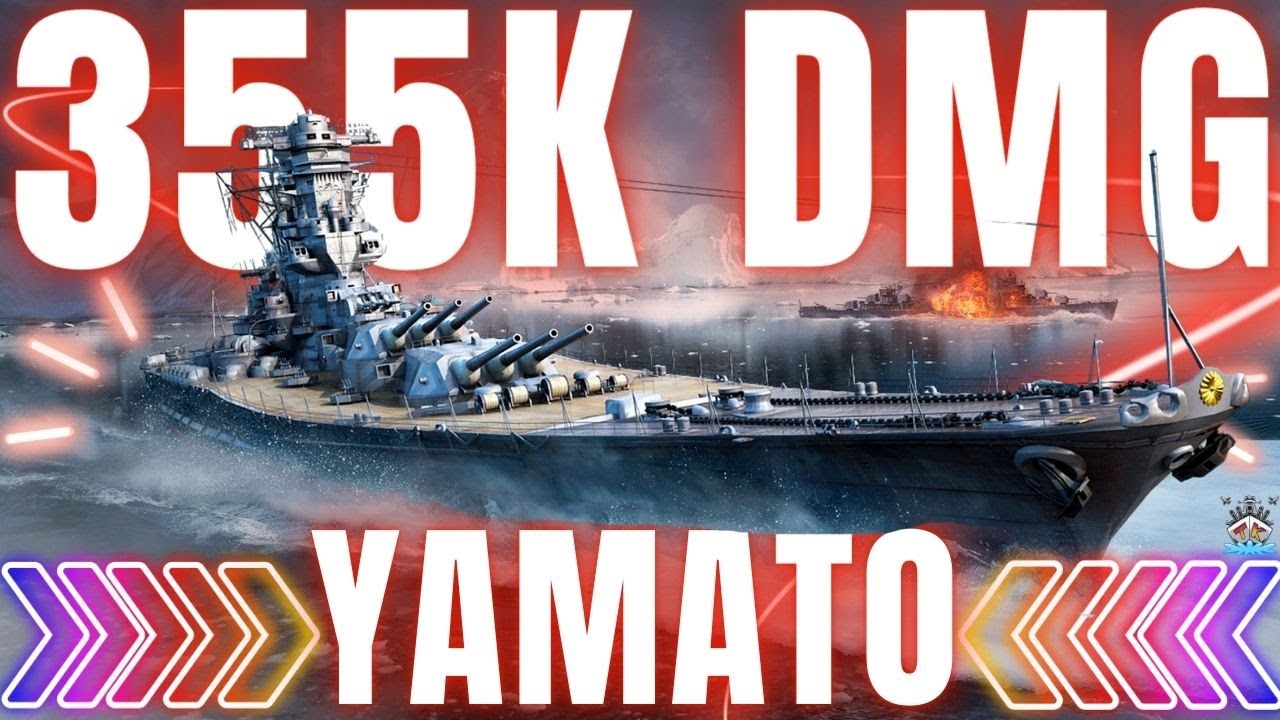 YAMATO knallt🚨355.000 DMG🚨 in einer WTF-RUNDE! 🤯🔥 | 300K Club | World of Warships 🚢