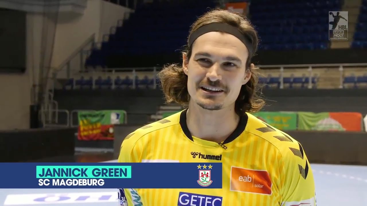 Weltmeister Jannick Green (SC Magdeburg) in der Clubchallenge der Handball-Bundesliga