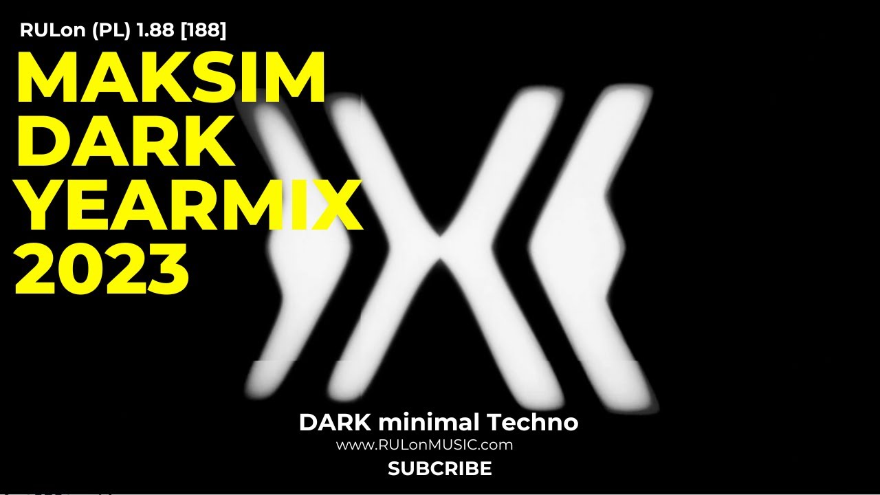 Maksim DARK (tracks & remixes 2023) | minimal Techno mixed by RULon (PL) 1.88