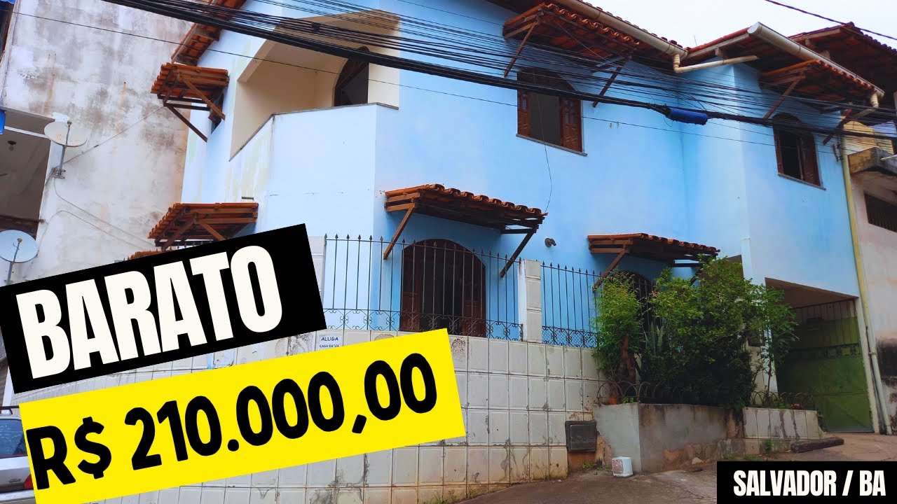 😍 CASA à Venda BARATA em Salvador, Bahia, Bairro de Itapuã