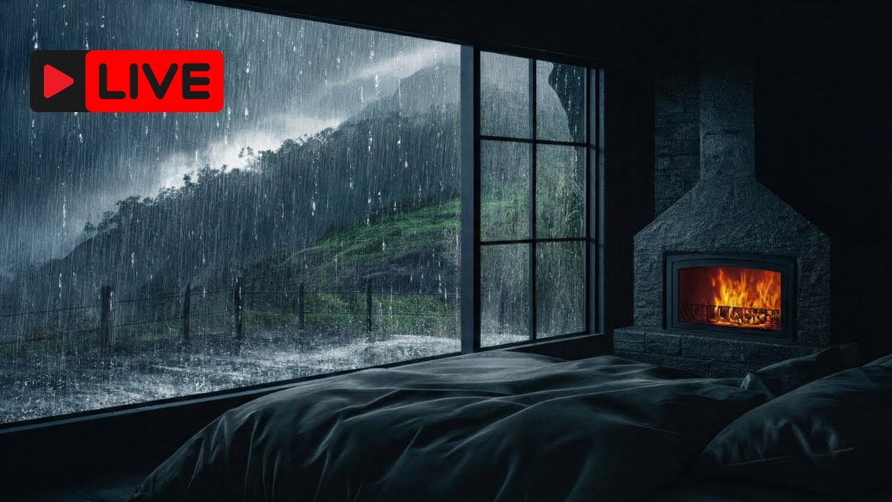 Night Downpour White Noise for Deep Sleep